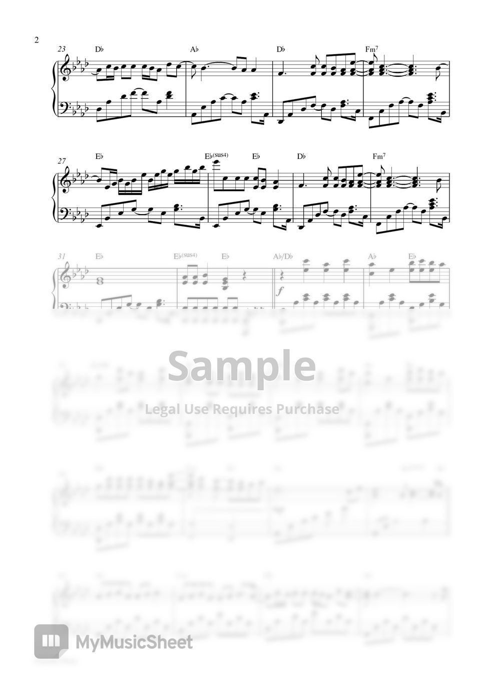 Taylor Swift - Enchanted (Piano Sheet) by Pianella Piano