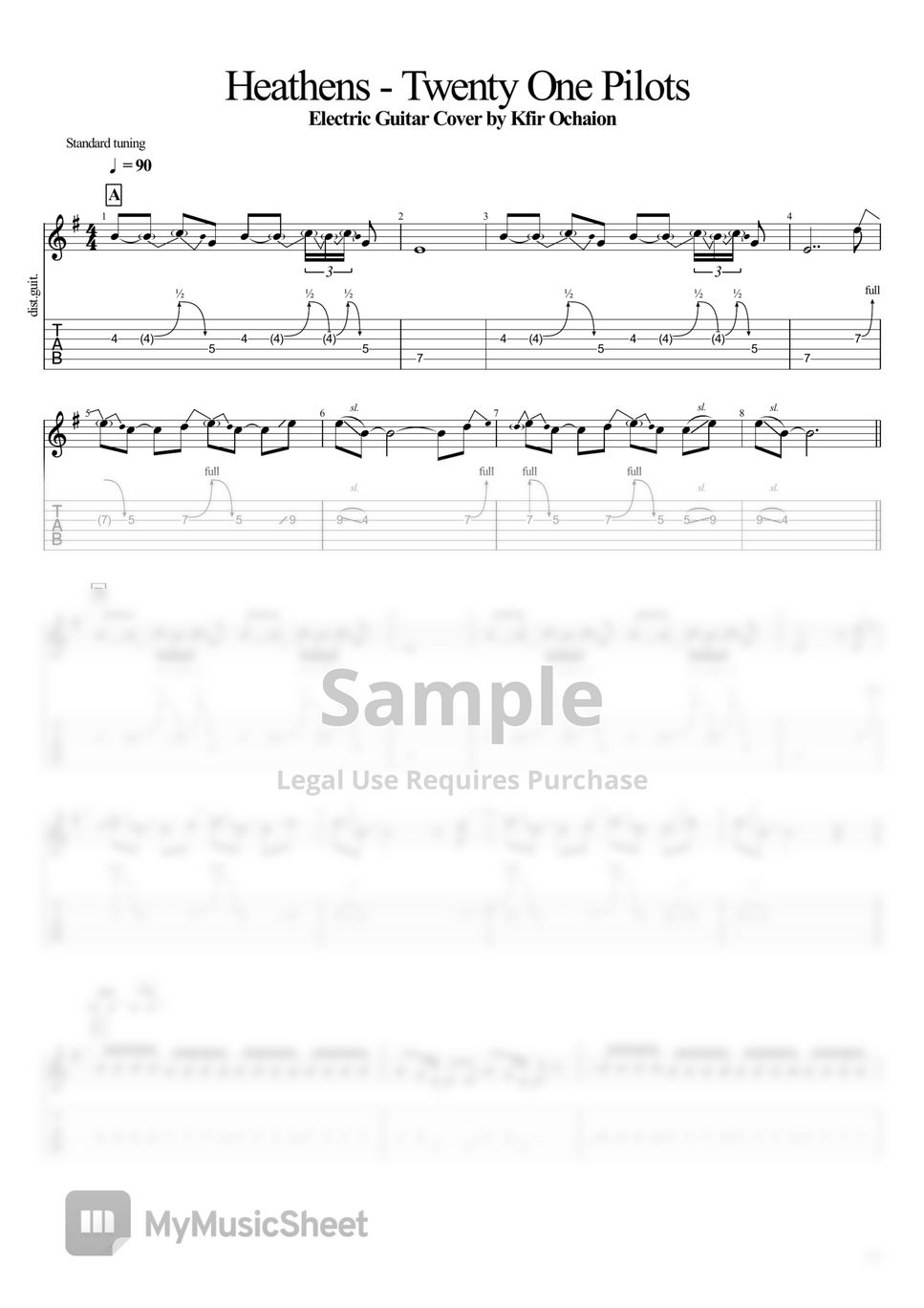 Twenty One Pilots Heathens Sheets by Kfir Ochaion