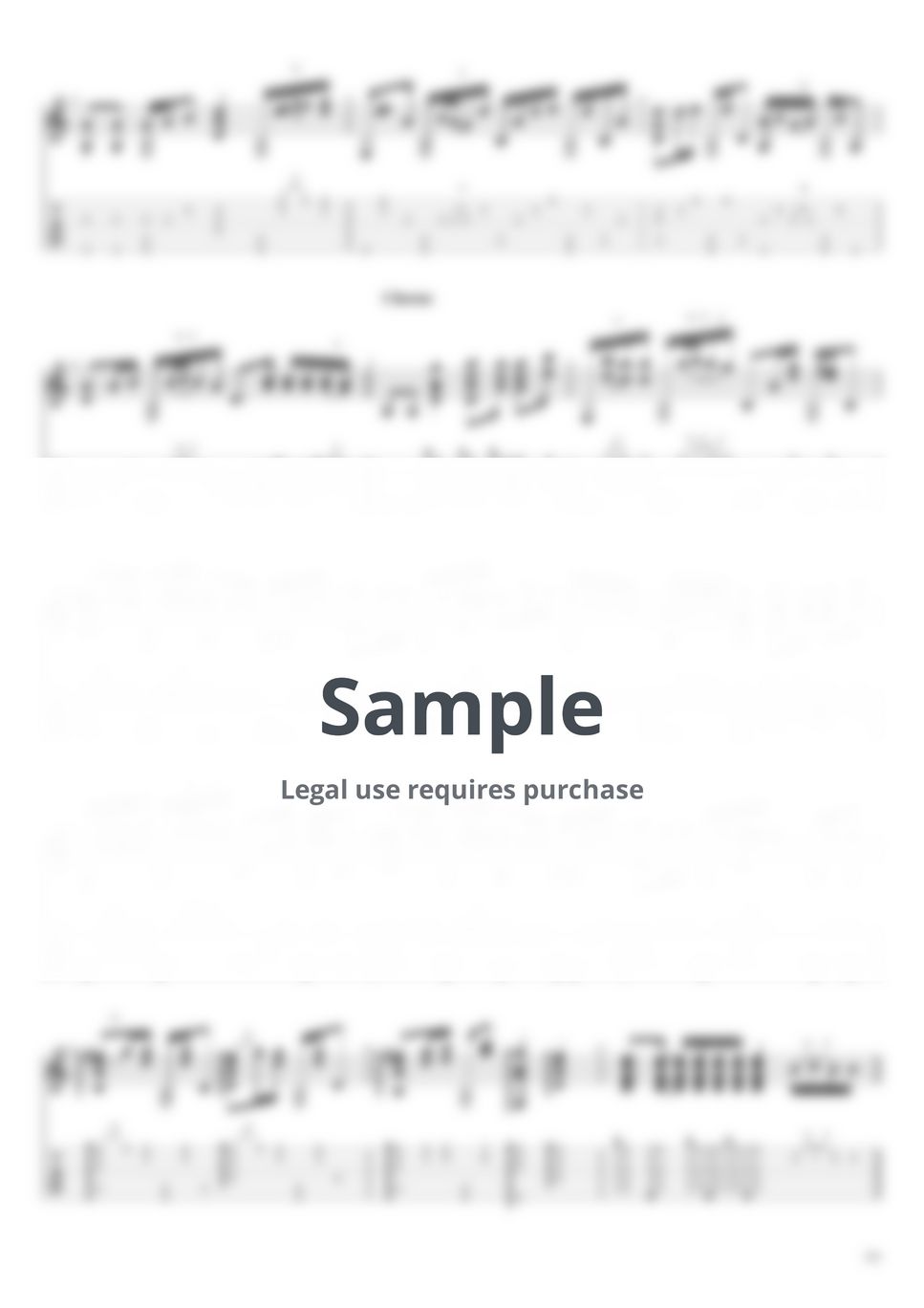 Avenged Sevenfold Dear God [Easy Guitar Fingerstyle For Beginner] 악보