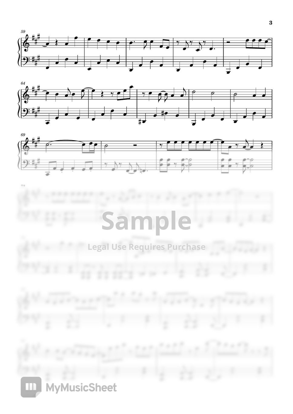 Hikaru Nara - Your Lie in April OP - Violin Sheet music for Violin (Solo)