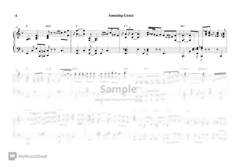 Christian Hymn - Amazing Grace by Daeyoun Kim