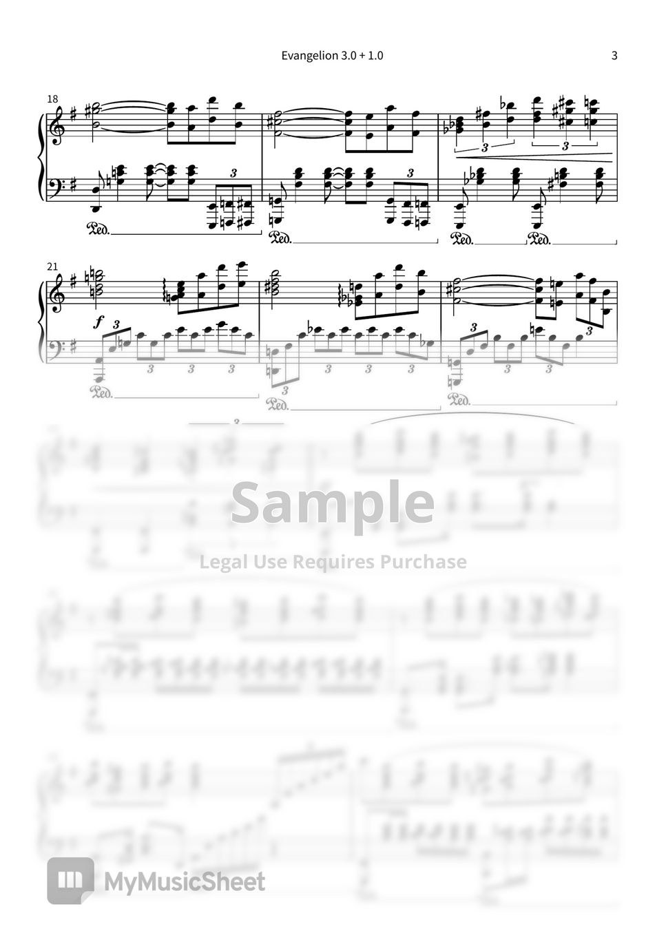 【EVANGELION: 3.0+1.0】 - theme du concerto 494 ; piano solo by Yu_OBC wind