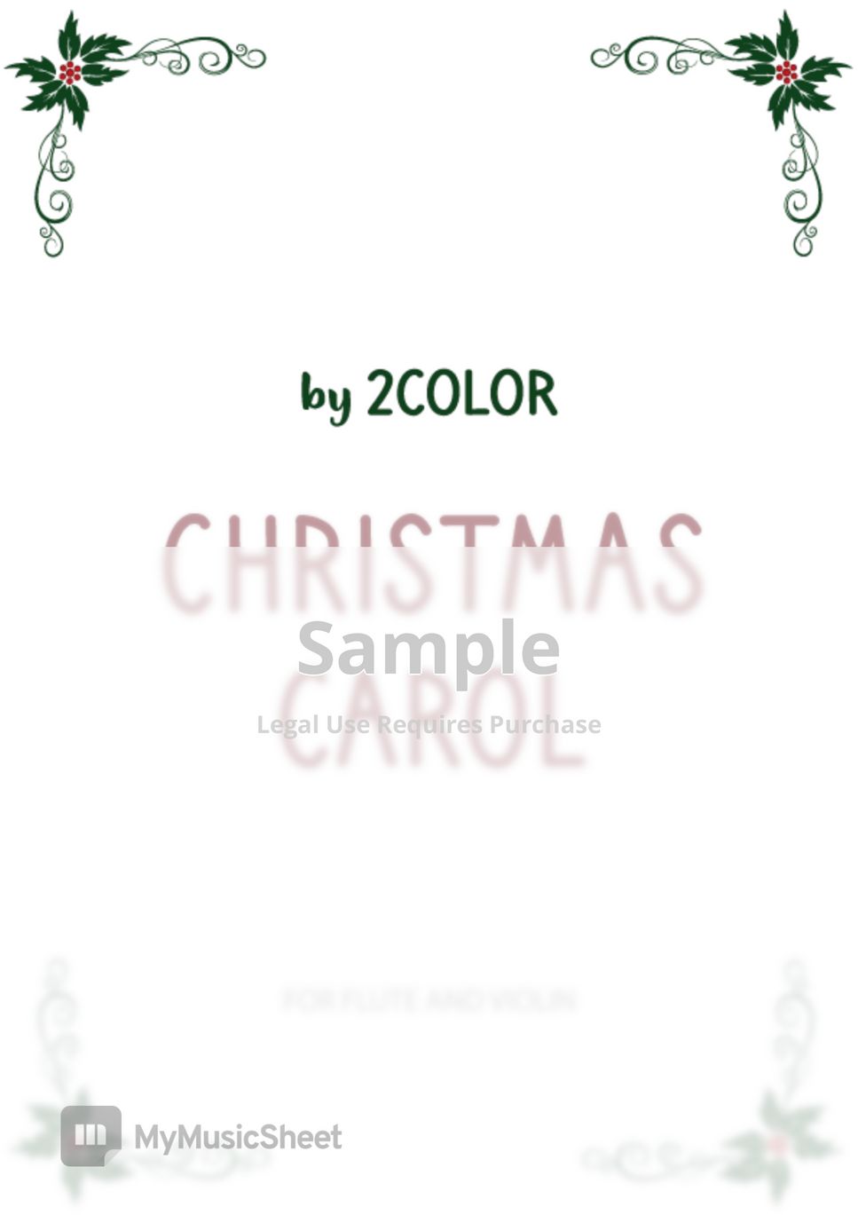Carol - Christmas Carol by 2COLOR