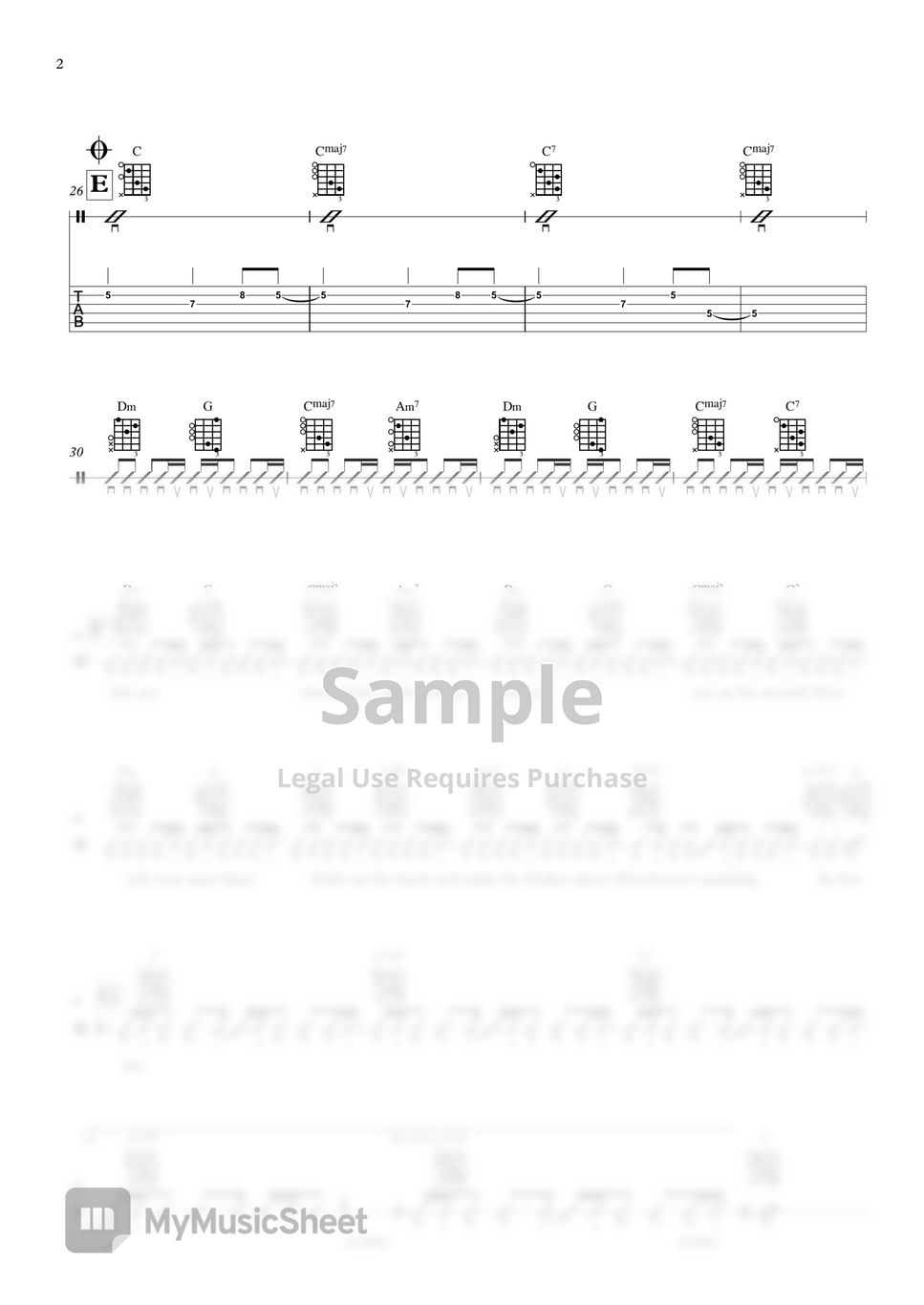 Sixpence none the richer kiss me guitar by lab