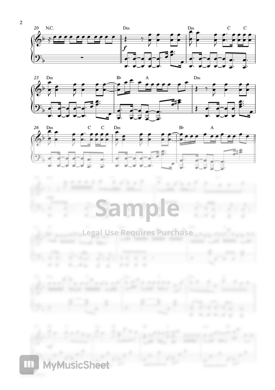 ITZY - Not Shy (Piano Sheet) by Pianella Piano