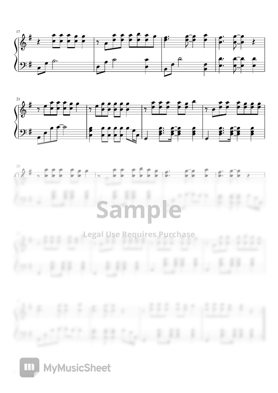 Baek Ye-Rin - Square Piano Sheet