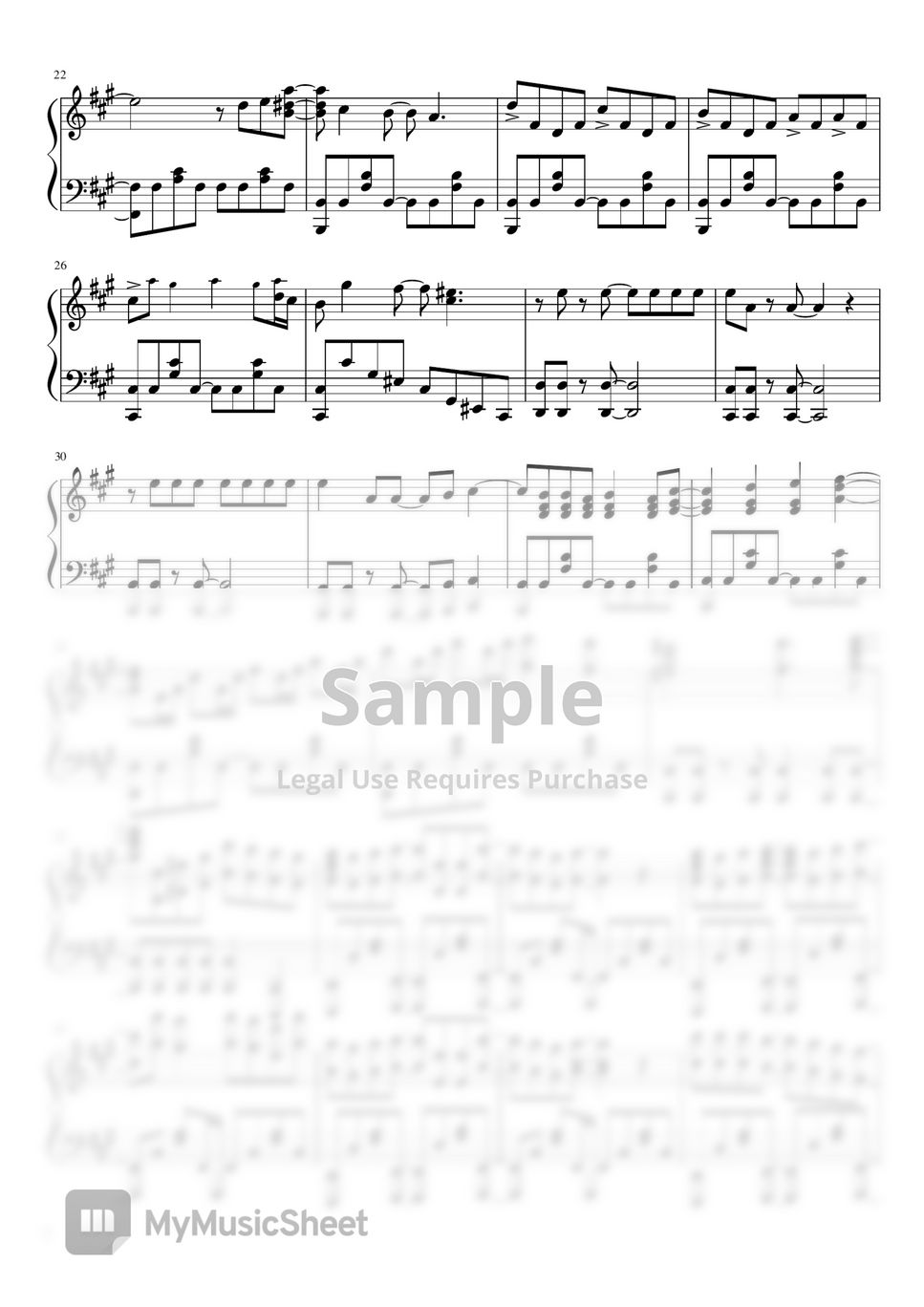 Hikaru Nara - Your Lie in April OP Sheet music for Piano (Solo)