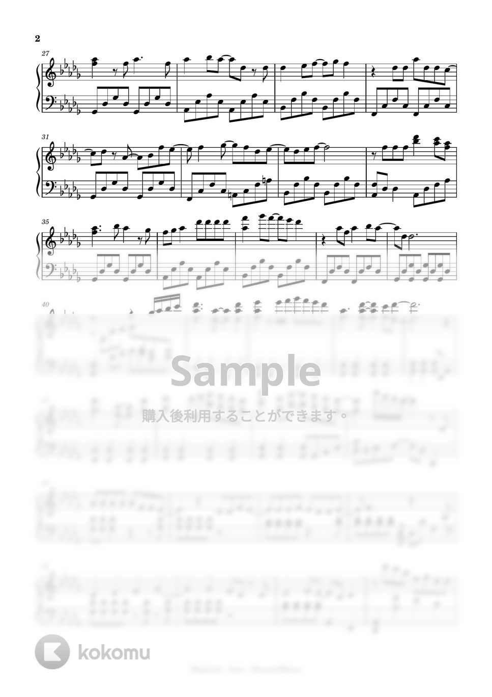 Islet - Haru wo Matsu (intermdiate to advanced, piano) (intermediate to advanced, piano) by Mopianic