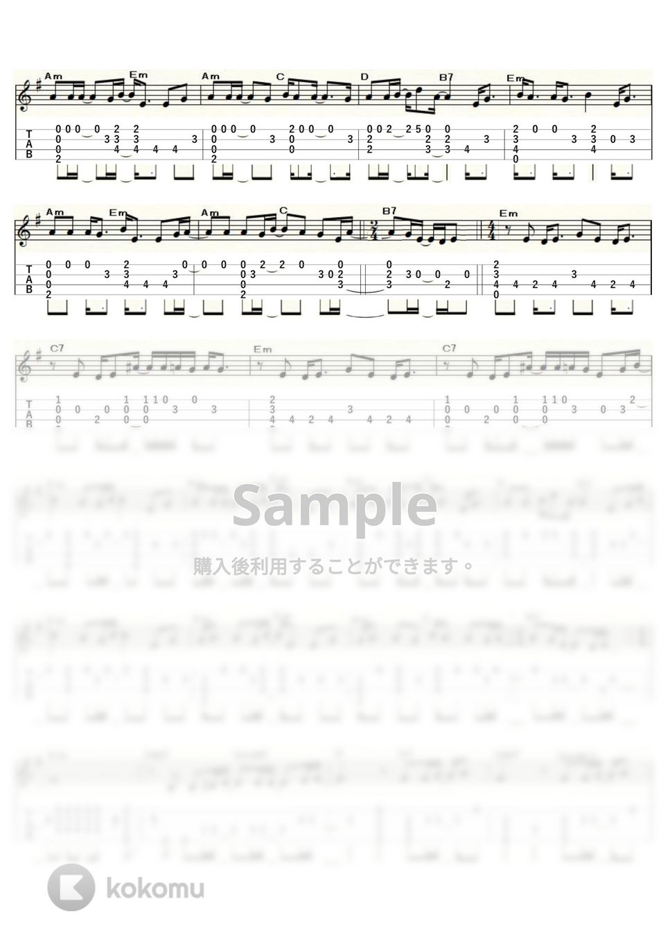 Billy Joel - The Stranger (ｳｸﾚﾚｿﾛ / Low-G / 中級～上級) by ukulelepapa