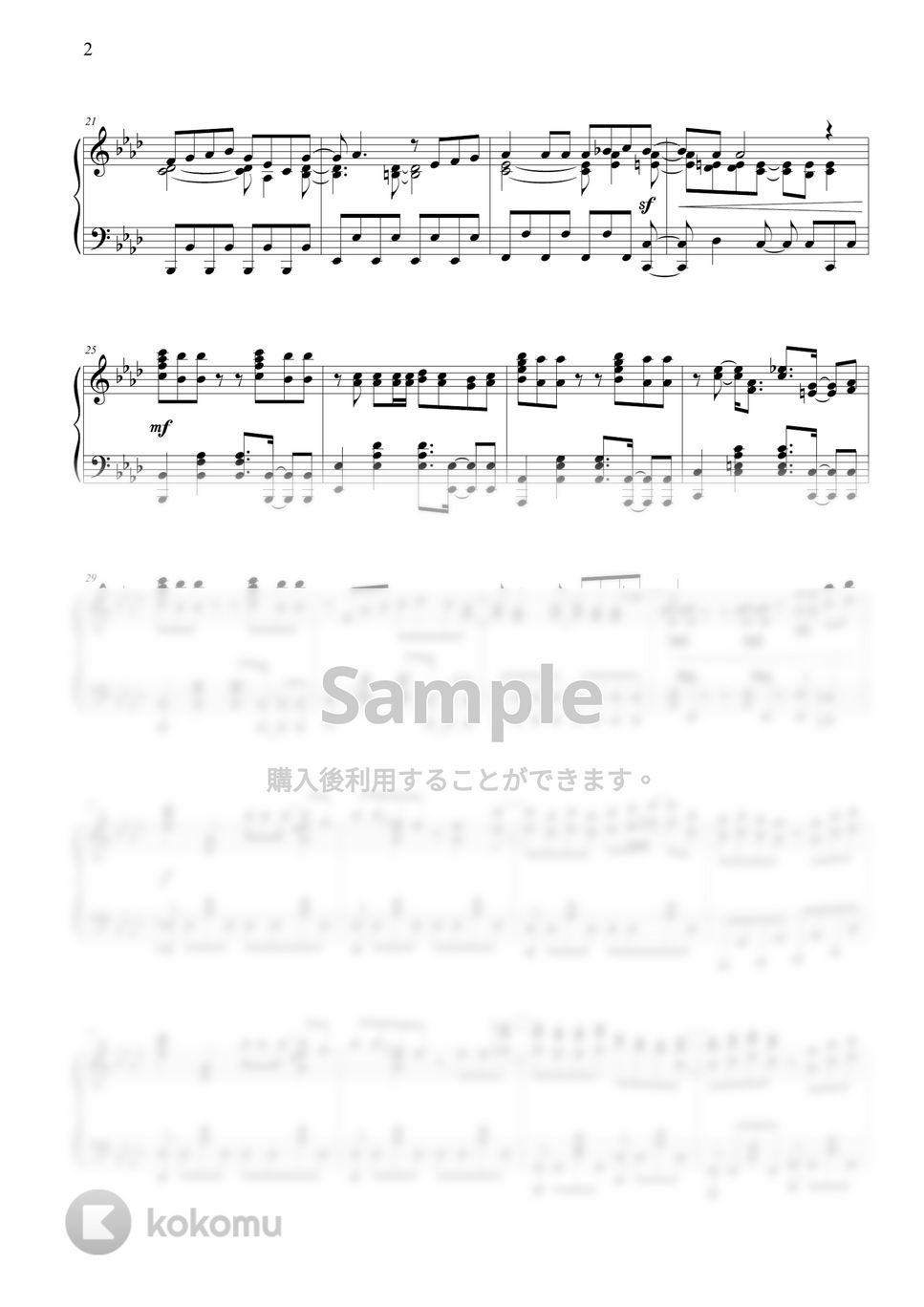 緑黄色社会 - Mela! by THIS IS PIANO