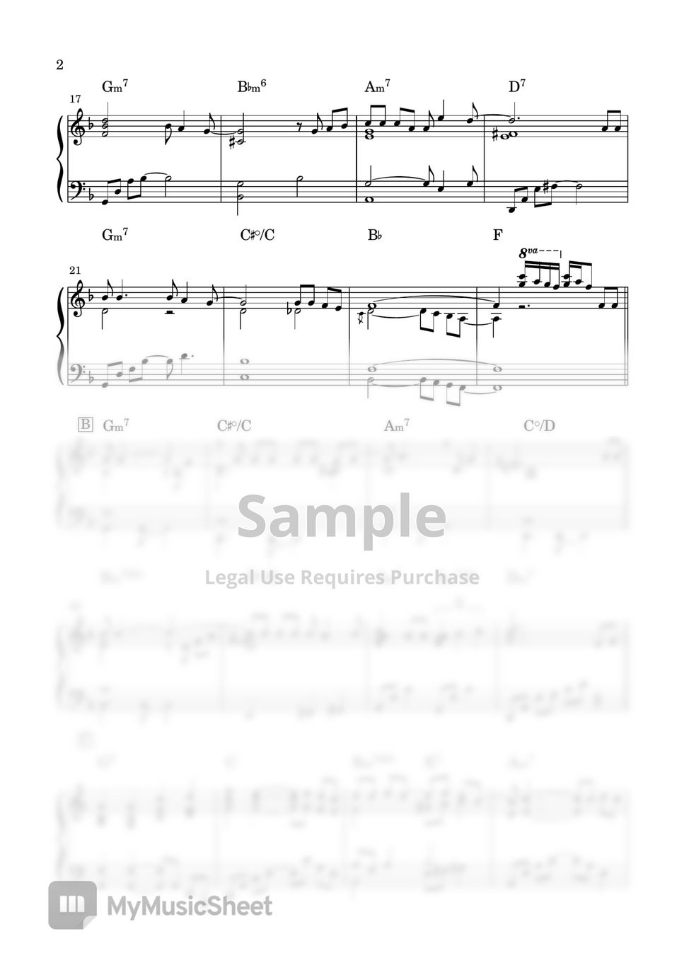 西城秀樹 - ラストシーン (piano ballad) by miiの楽譜棚