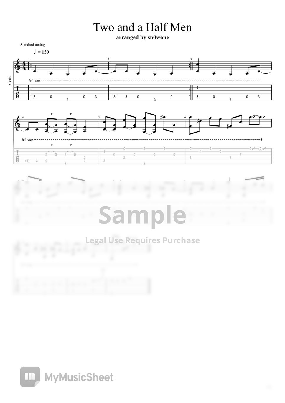 two-and-a-half-men-two-and-a-half-men-theme-music-sheets-by-sn0wone