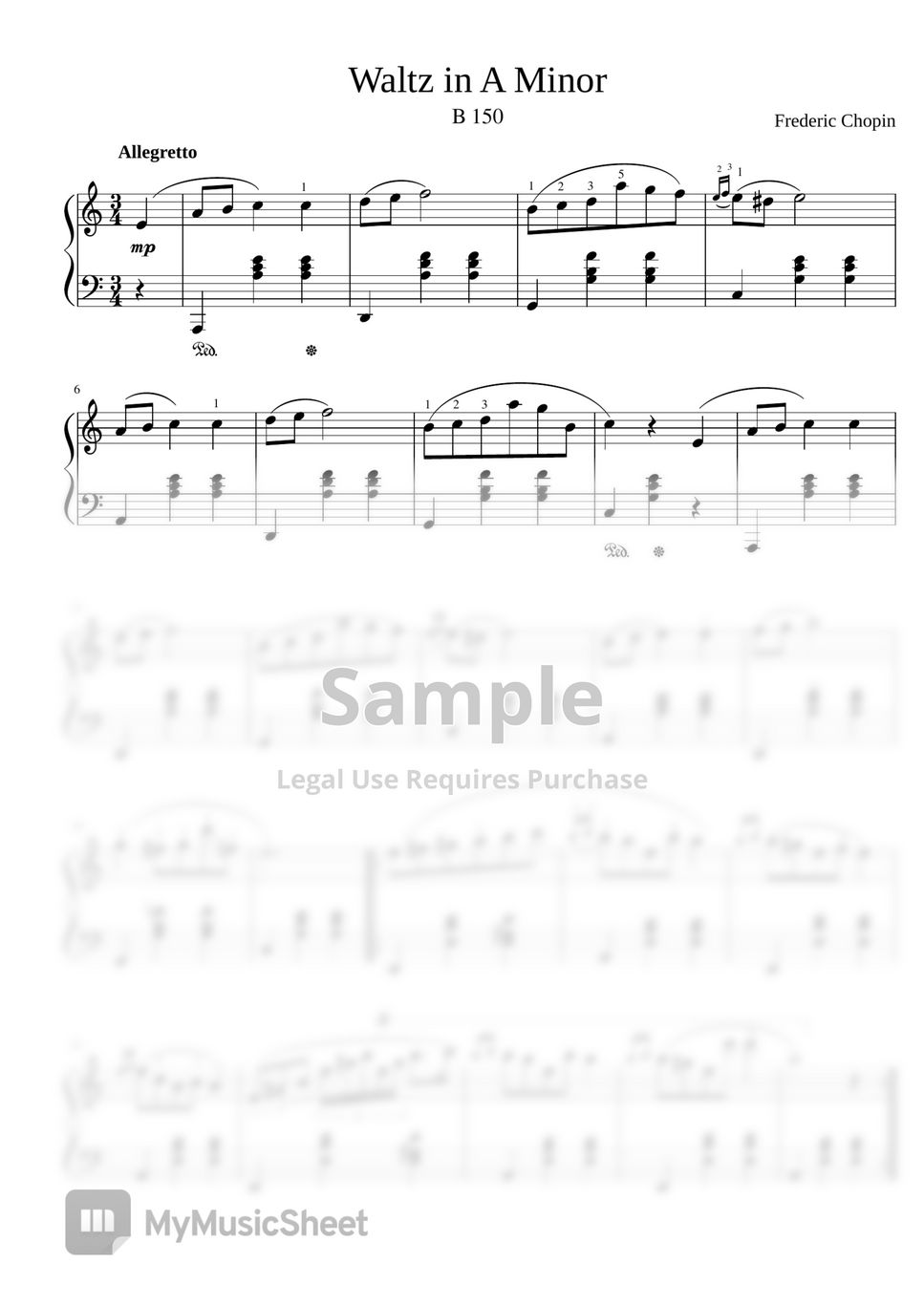 F. Chopin - Waltz B.150 in A minor by JUNPIN