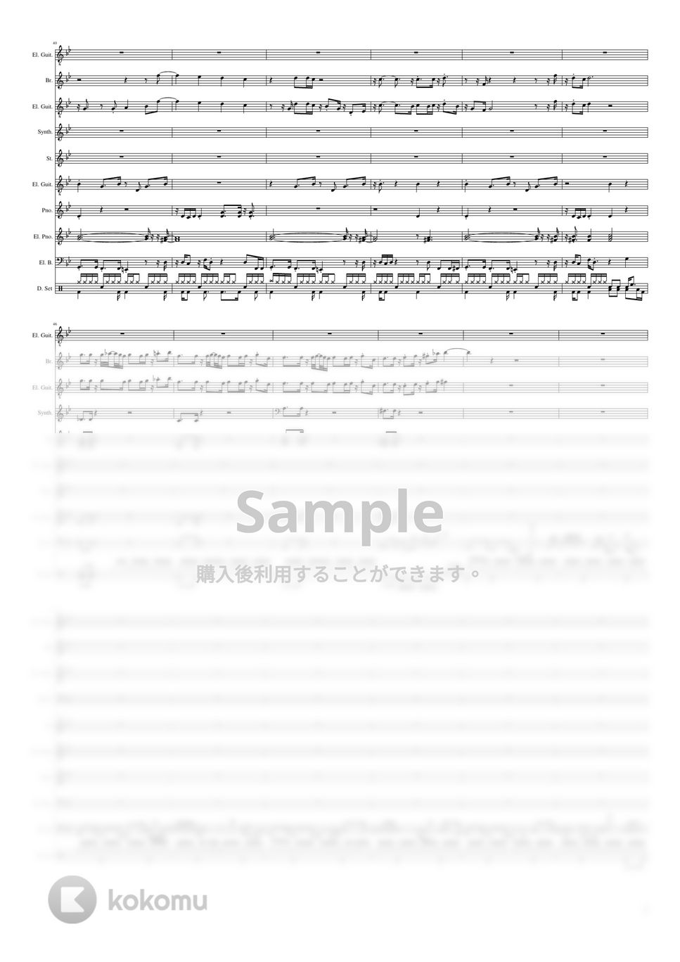 THE SQUARE バンドスコア RESORT 楽譜 T-SQUARE タブ譜 楽譜】ザ・スクエア / TAKARAJIMA バンド・スコア from68 / T