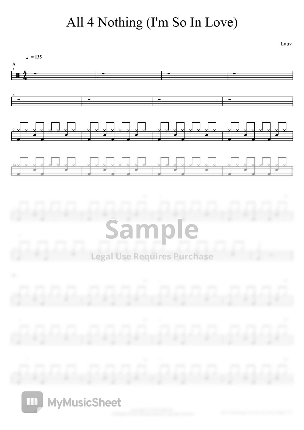 lauv-all-4-nothing-i-m-so-in-love-sheets-by-copydrum