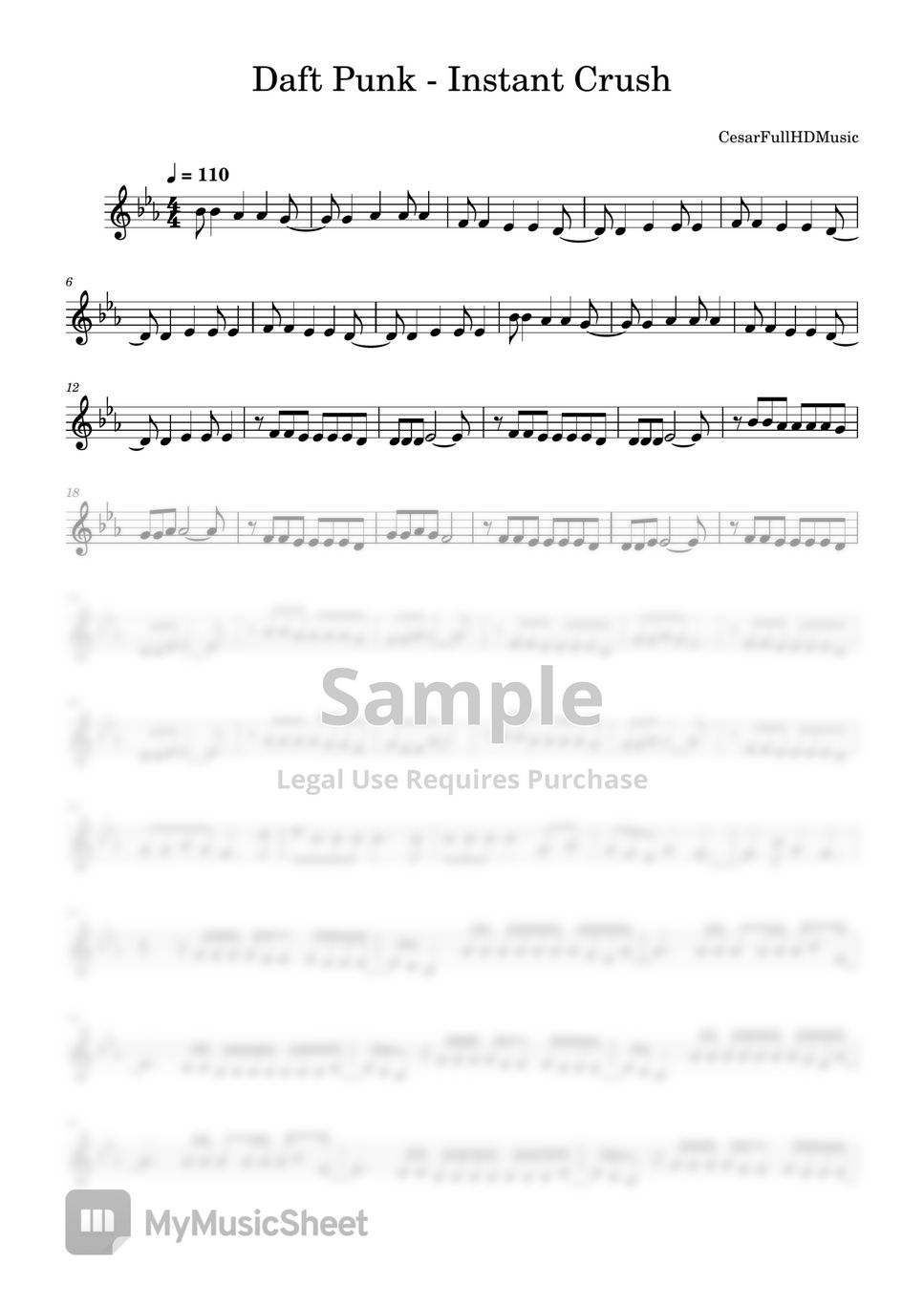 daft-punk-instant-crush-sheets