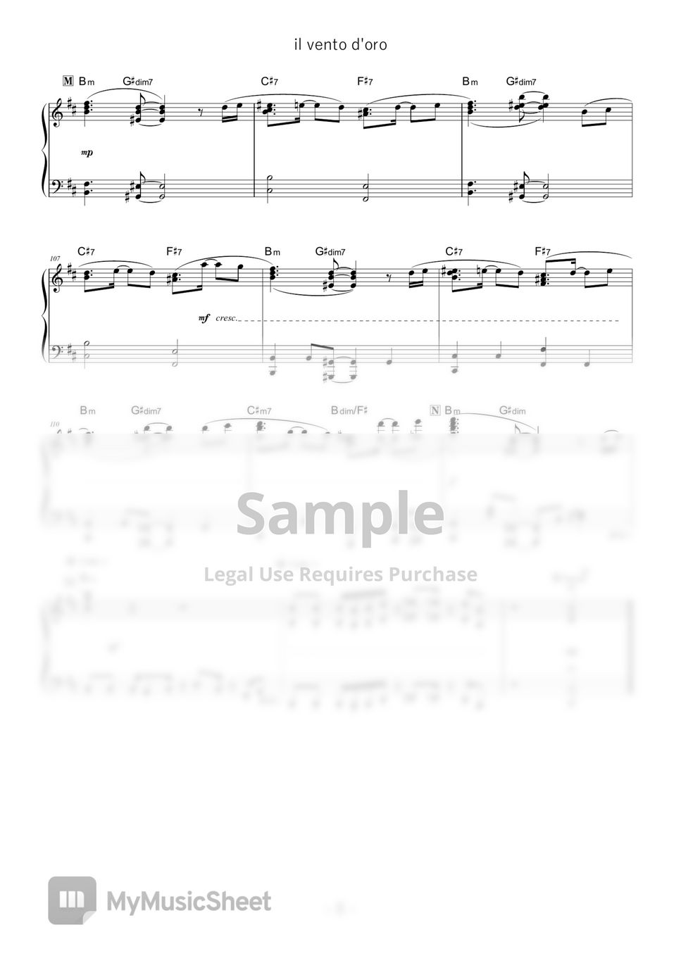 JoJo's Bizarre Adventure Part 5: Golden Wind OST - Giorno's Theme - il vento d'oro (★★★★★) by D-sun