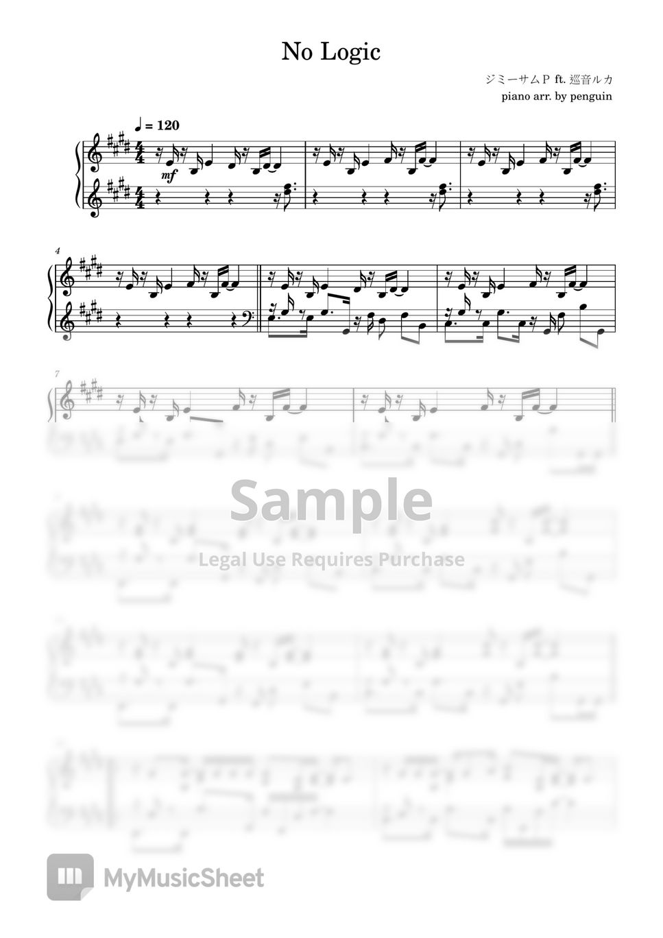 JimmyThumb-P - No Logic by penguin's piano