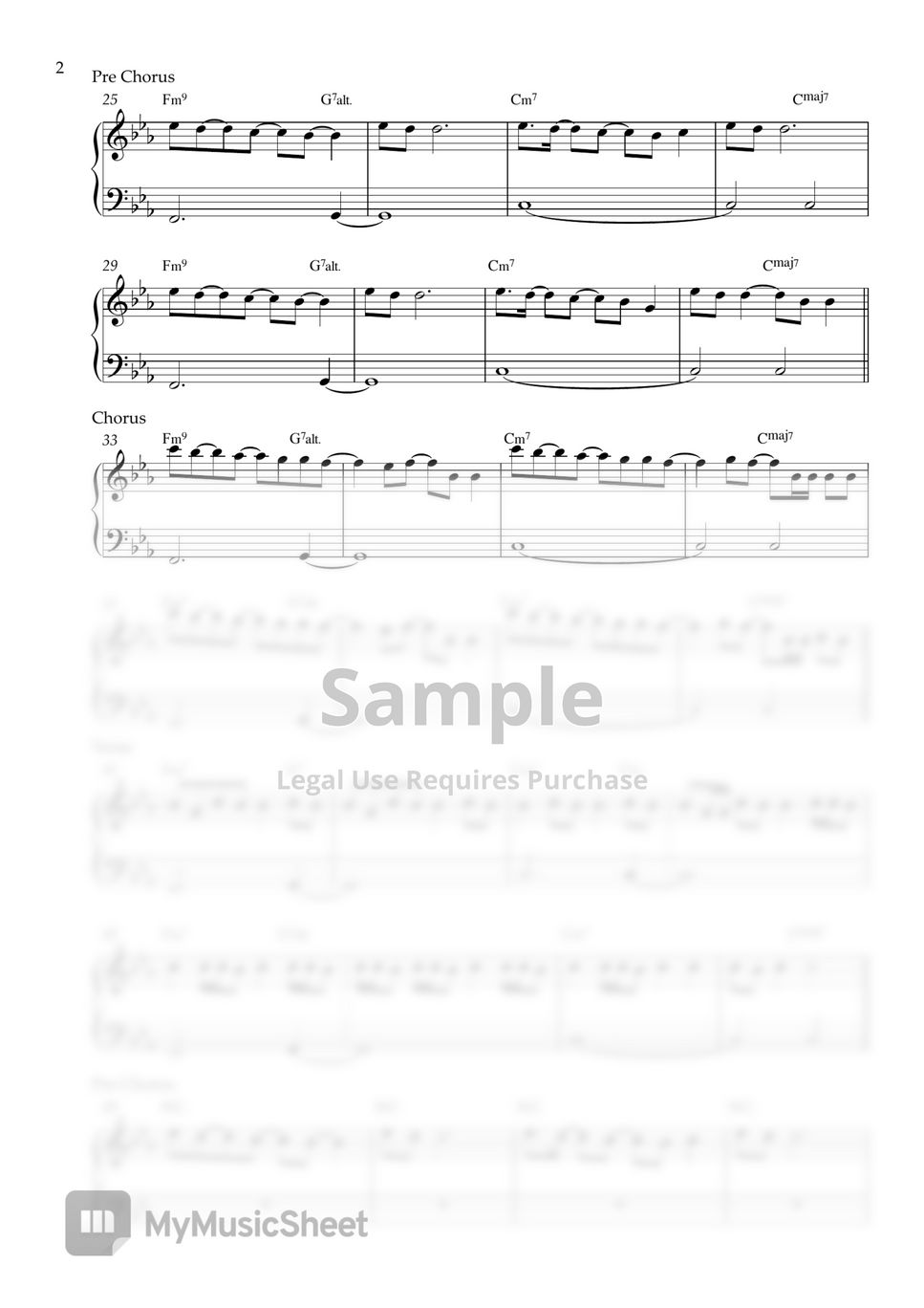NewJeans - Cool With You (EASY PIANO SHEET) by Pianella Piano