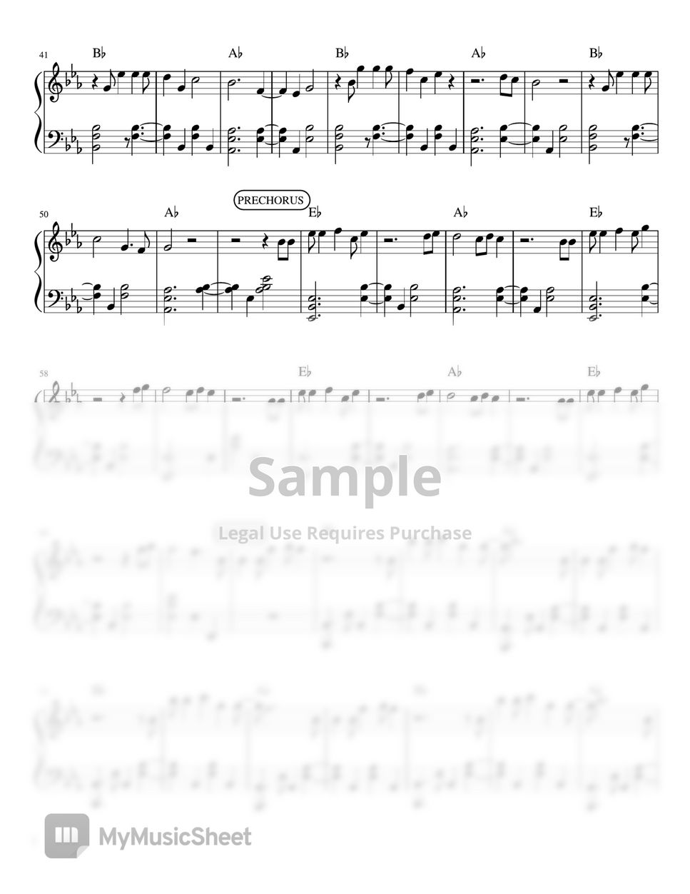 Ben&Ben - Upuan (piano sheet music) by Mel's Music Corner