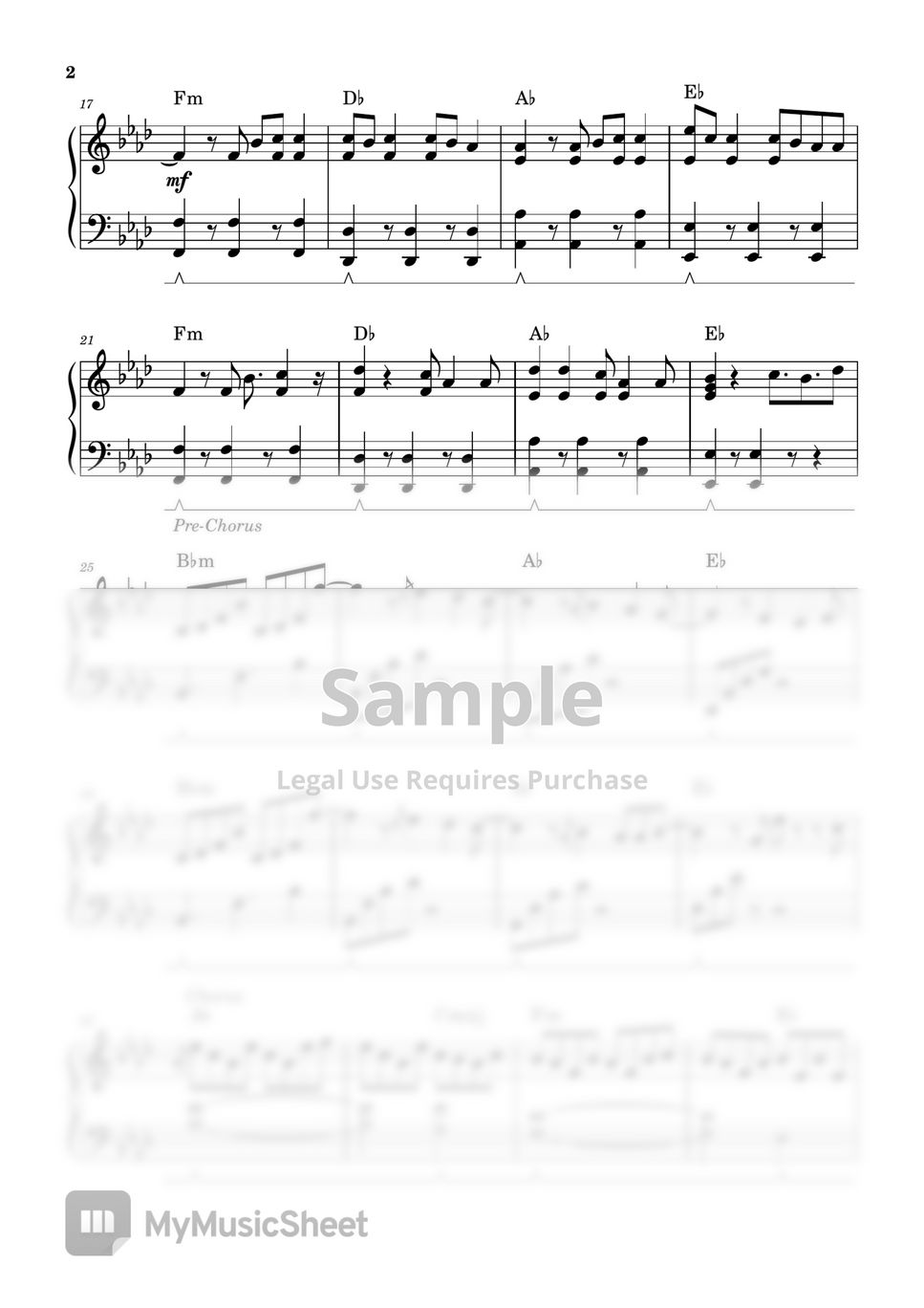 John Legend - All Of Me (PIANO SHEET) Sheets by John Rod Dondoyano