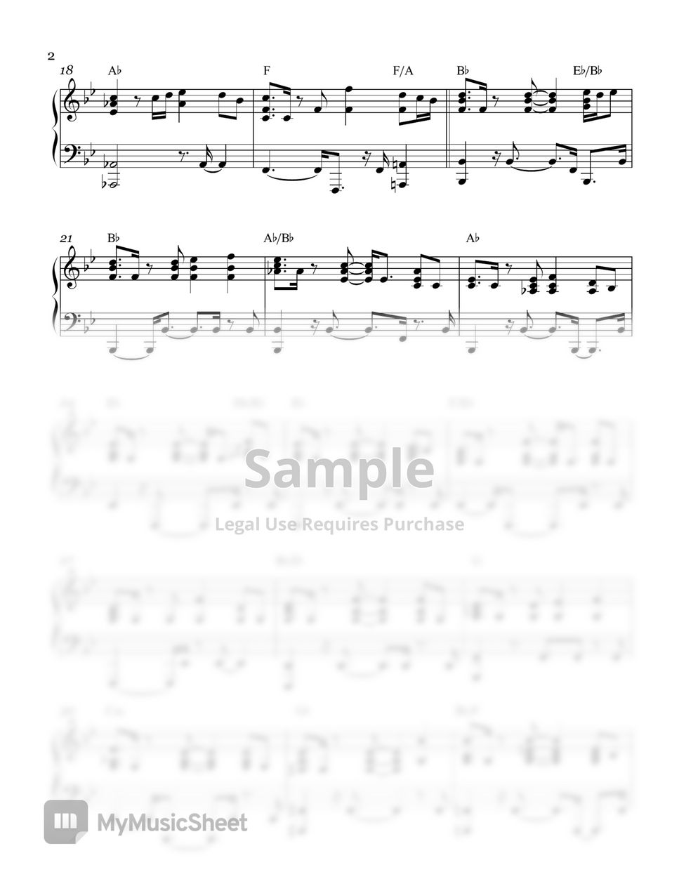 Set) Disney Medley (Total 15 songs) Piano cover by Mark Piano Sheets