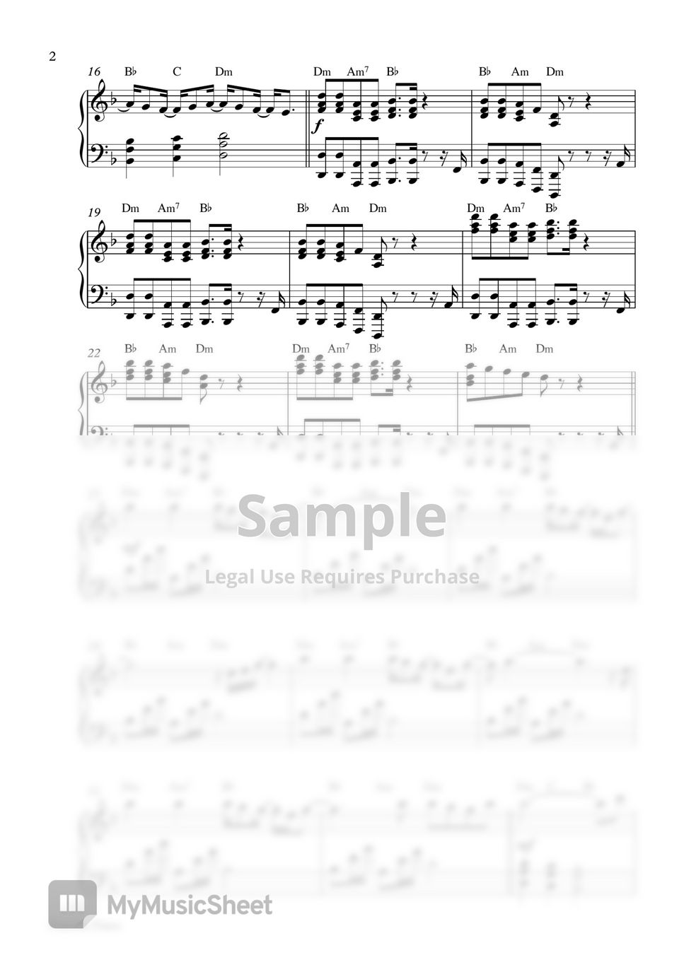 Alan Walker & Georgia Ku - Don't You Hold Me Down (Piano Sheet + Drum