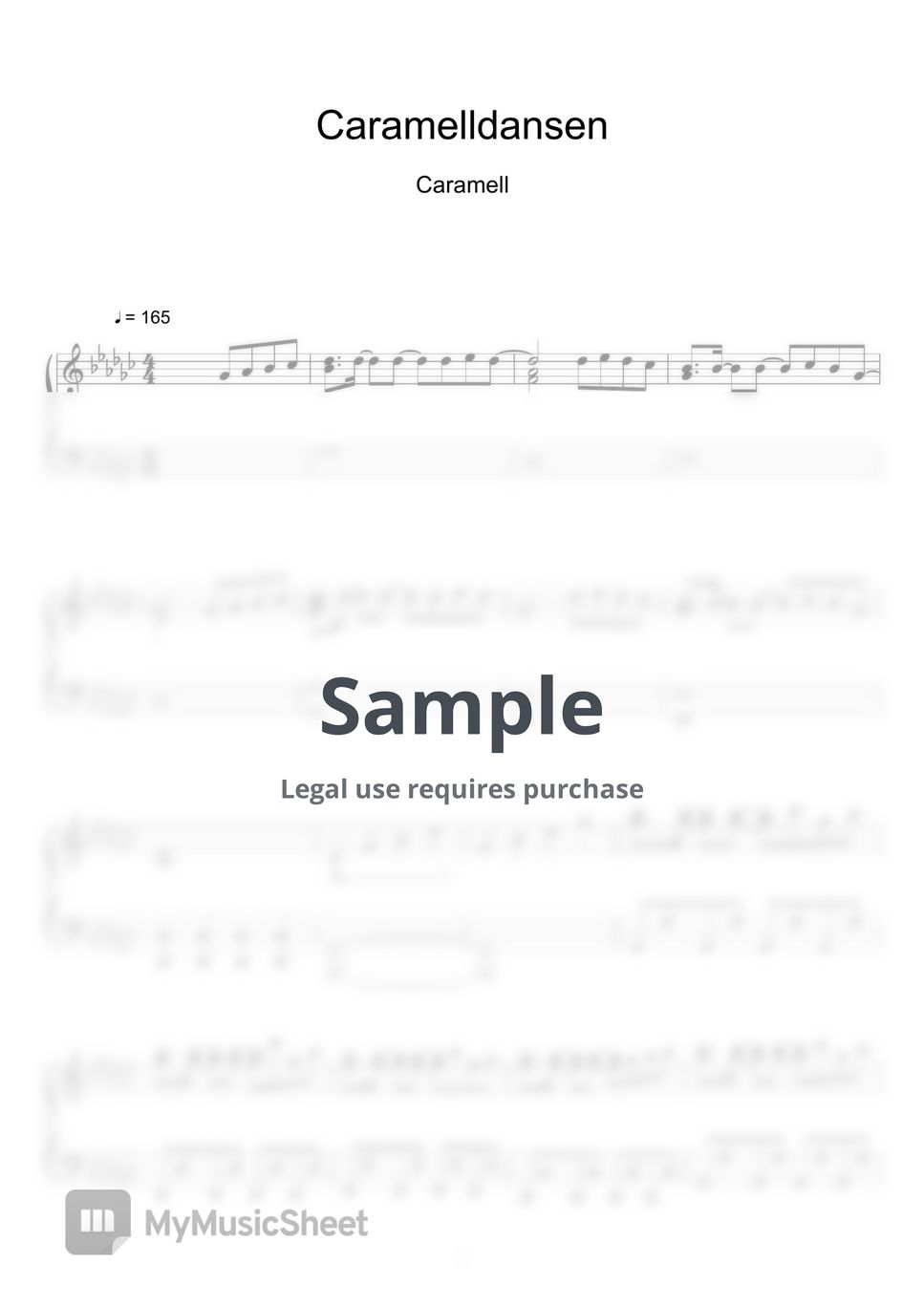 Caramell Caramelldansen Sheet Music Midi Sheets By Sayu