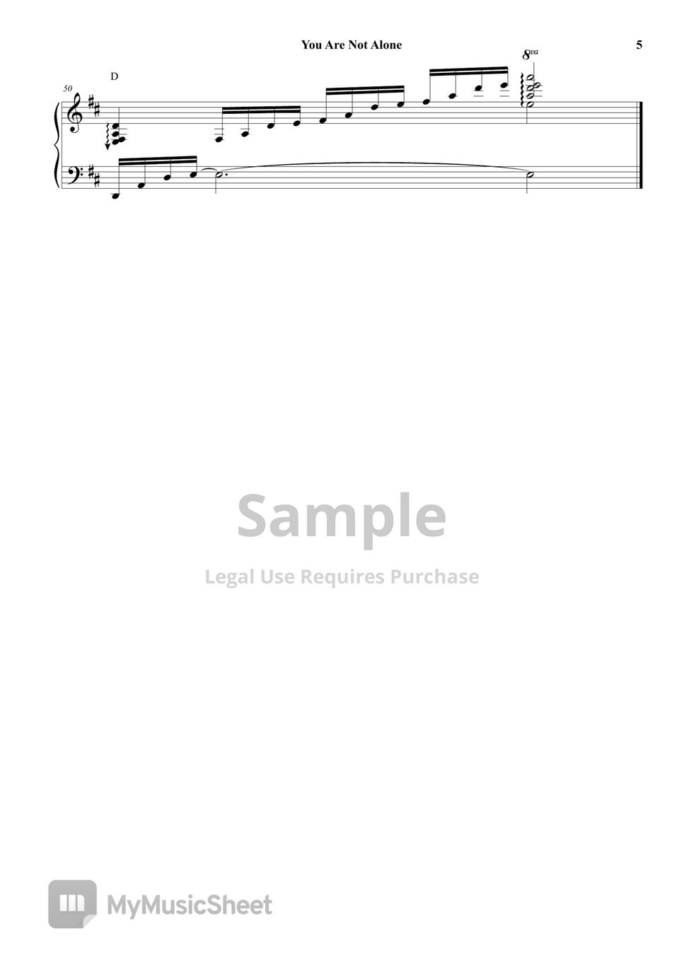 Michael Jackson - You Are Not Alone by Daeyoun Kim