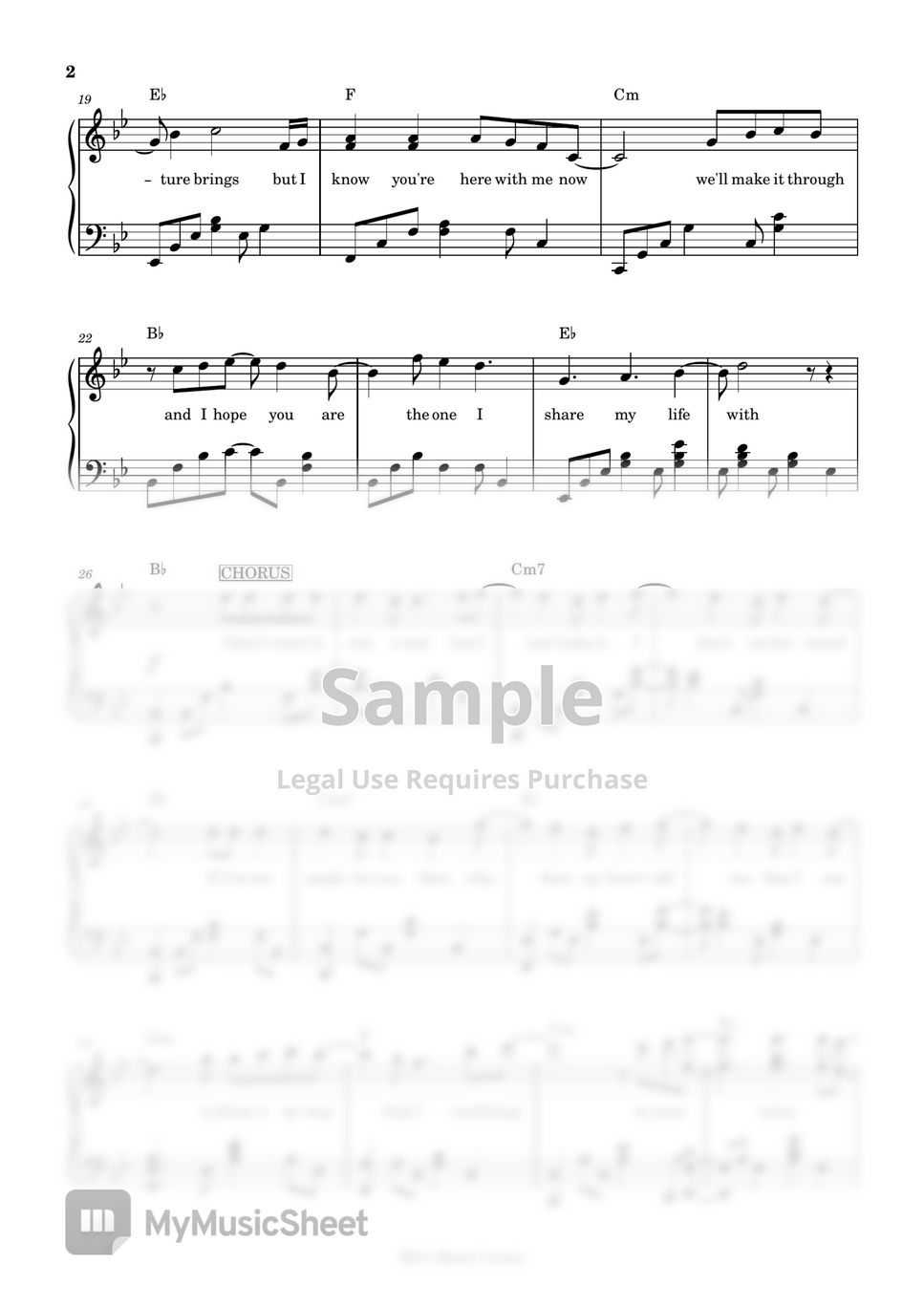 daniel-bedingfield-if-you-re-not-the-one-piano-sheet-music-sheet-by