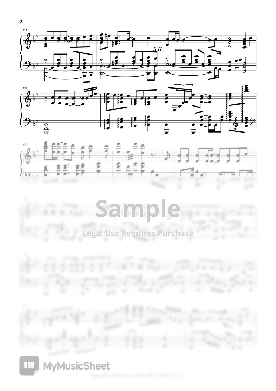 Jam Hsiao All About Love Sheets by Lu's Piano