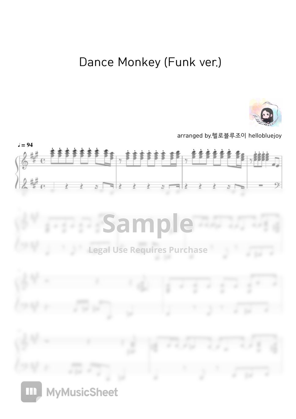 tones-and-i-dance-monkey-jazz-ver-sheets-by