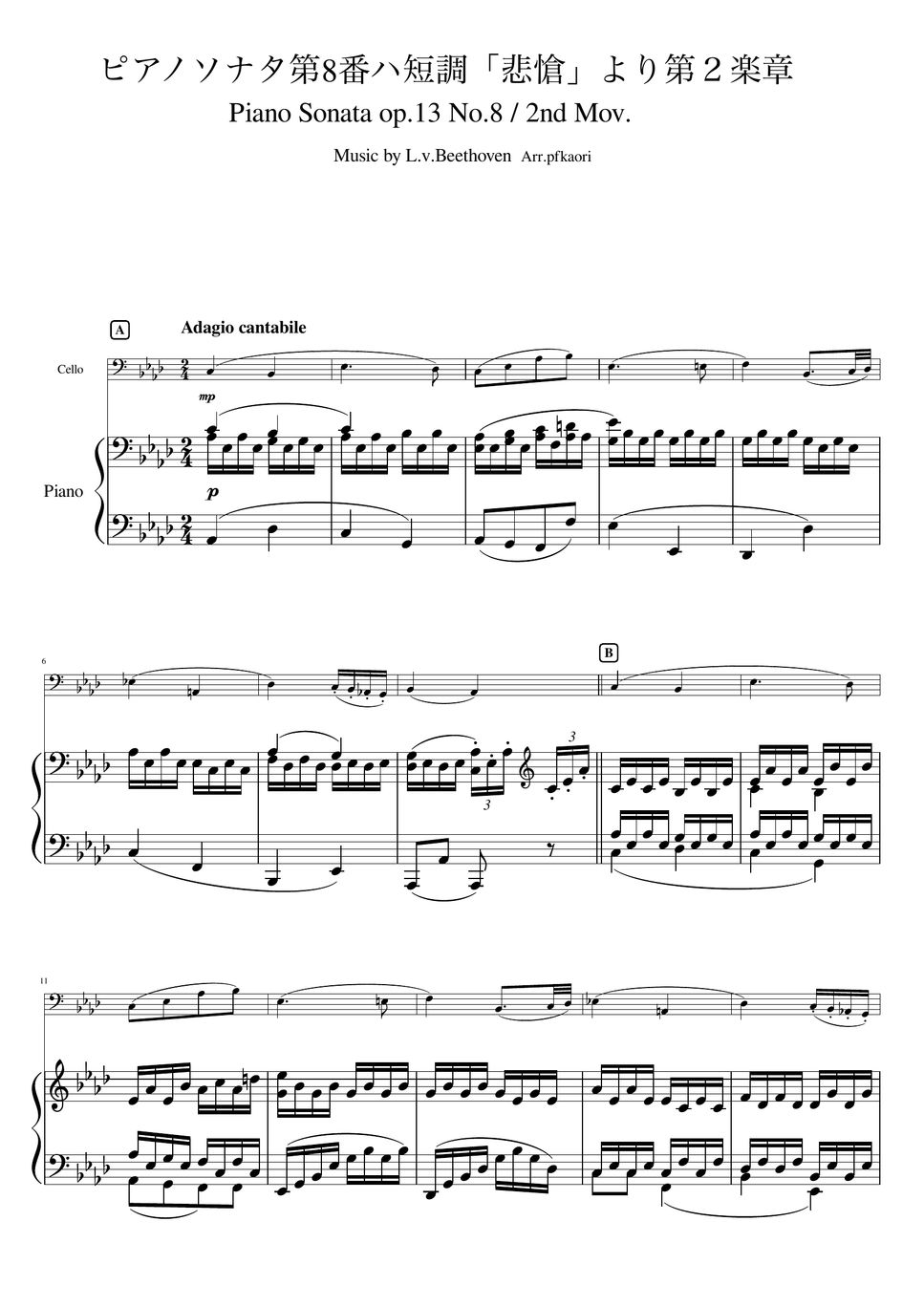 Piano Sonata No. 13 in A Major, D.664, 3rd Movement (Allegro