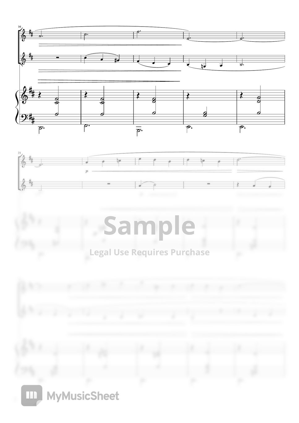 Erik Satie - Gymnopedie No. 1 (Piano trio/violin duet) by pfkaori