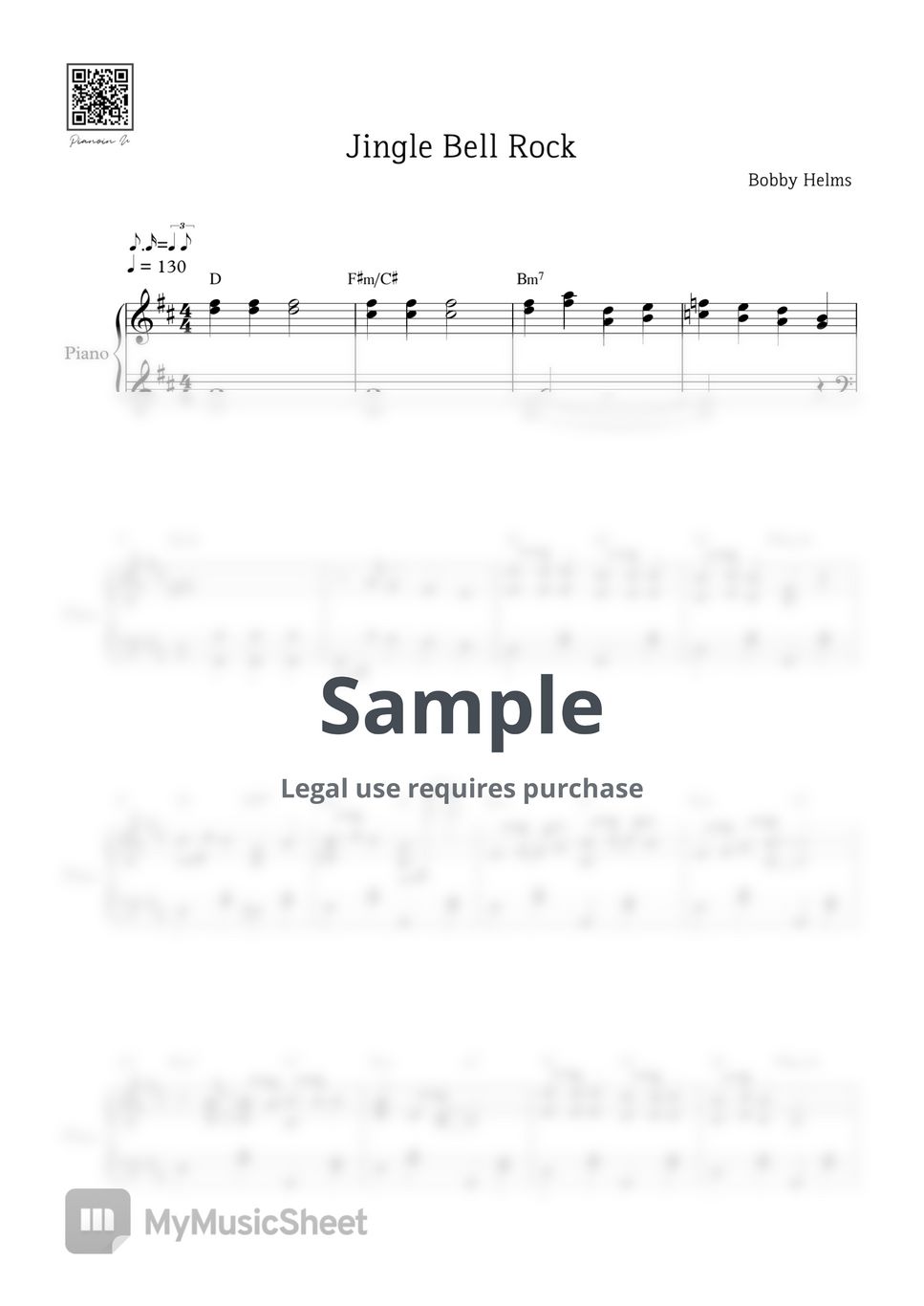 Bobby Helms - Jingle Bell Rock by PIANOiNU