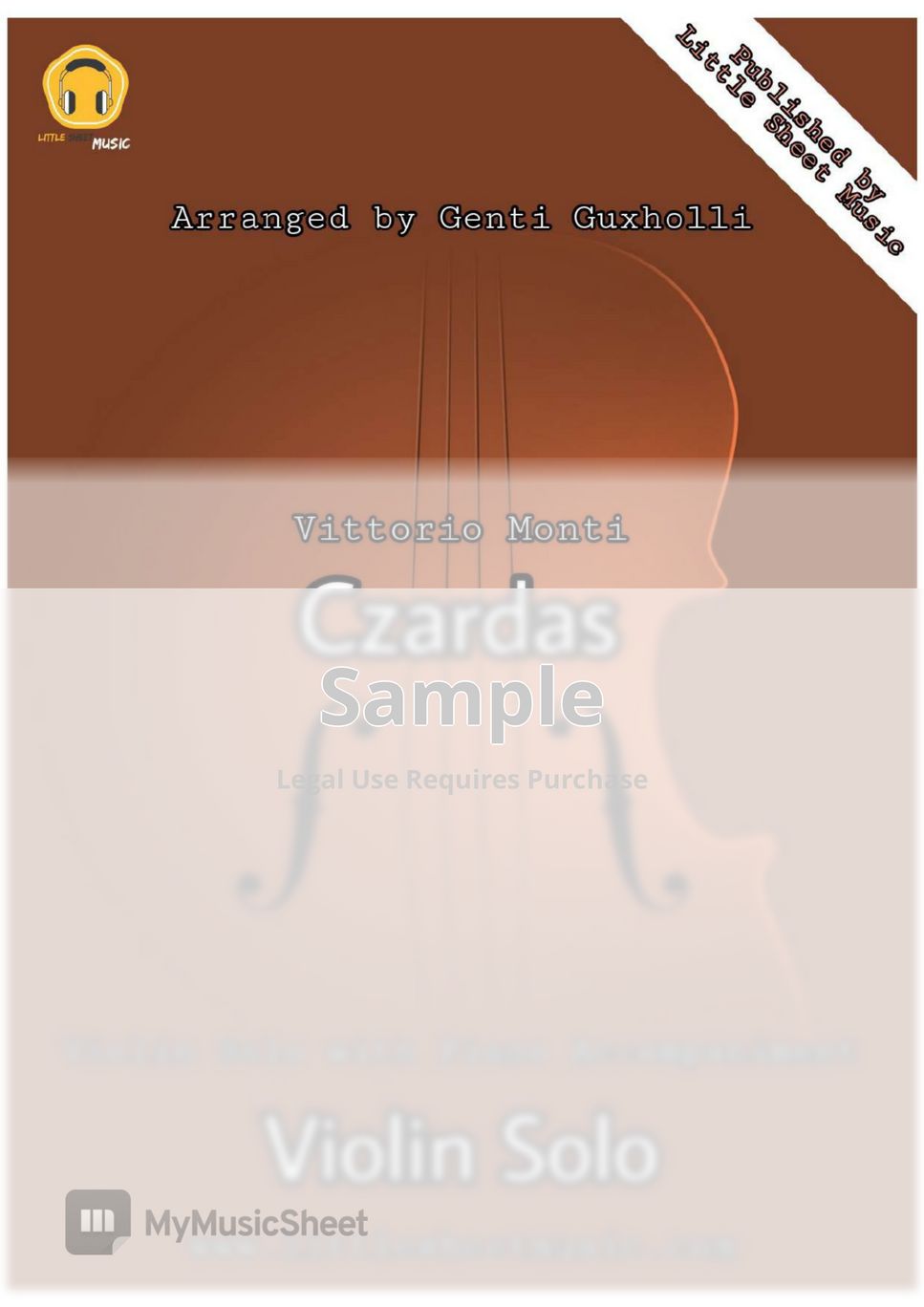 Vittorio Monto - Czardas (Violin Solo with Piano Accompaniment) by Genti Guxholli