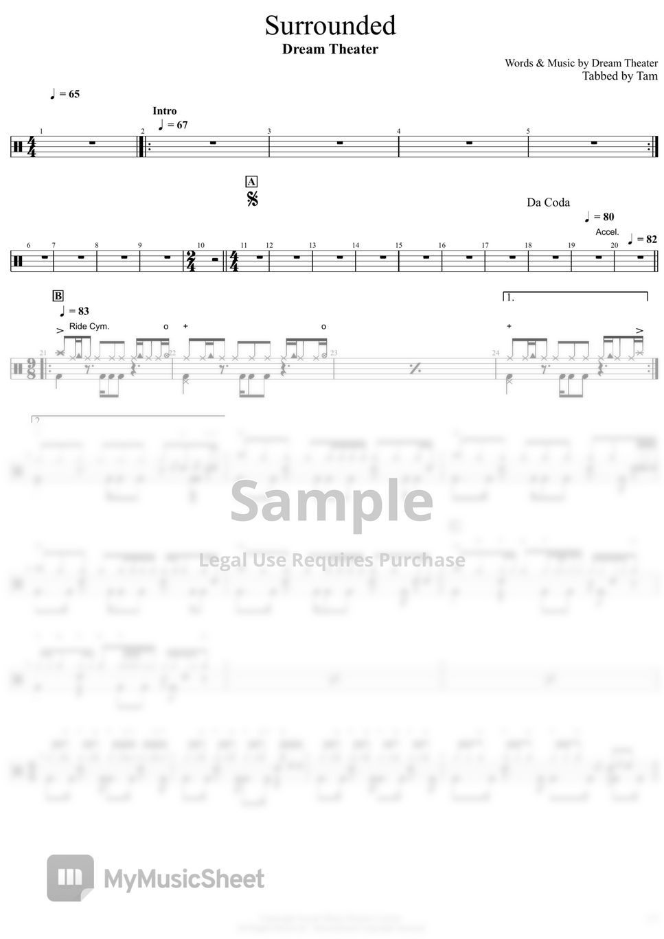 Dream Theater - Surrounded (Dream Theater - Surrounded) by Tam Shau