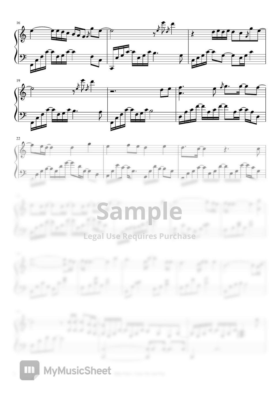 Billie Eilish - Come Out And Play Sheets