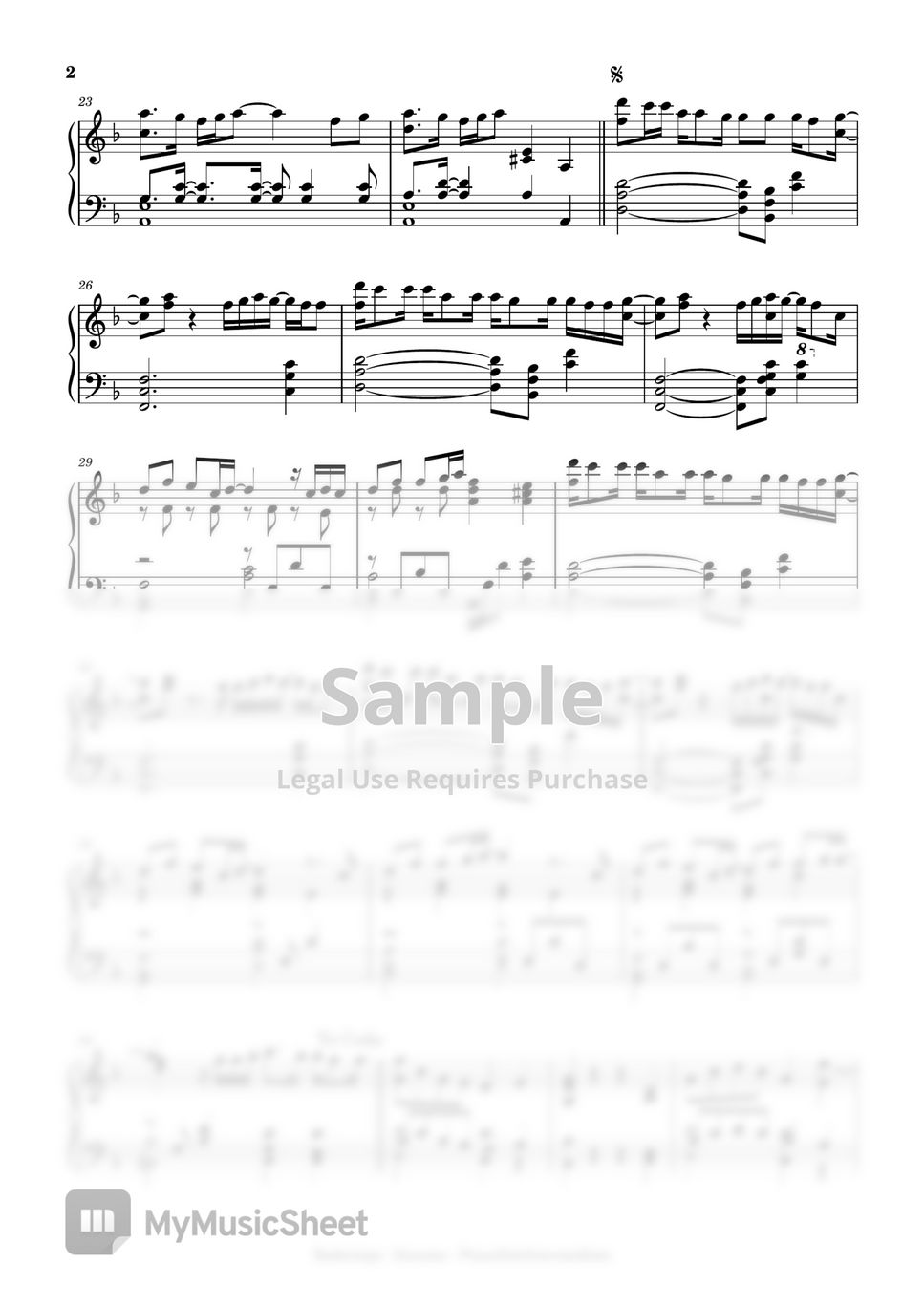 十明 - Suzume (intermediate, Piano) Sheets By Mopianic