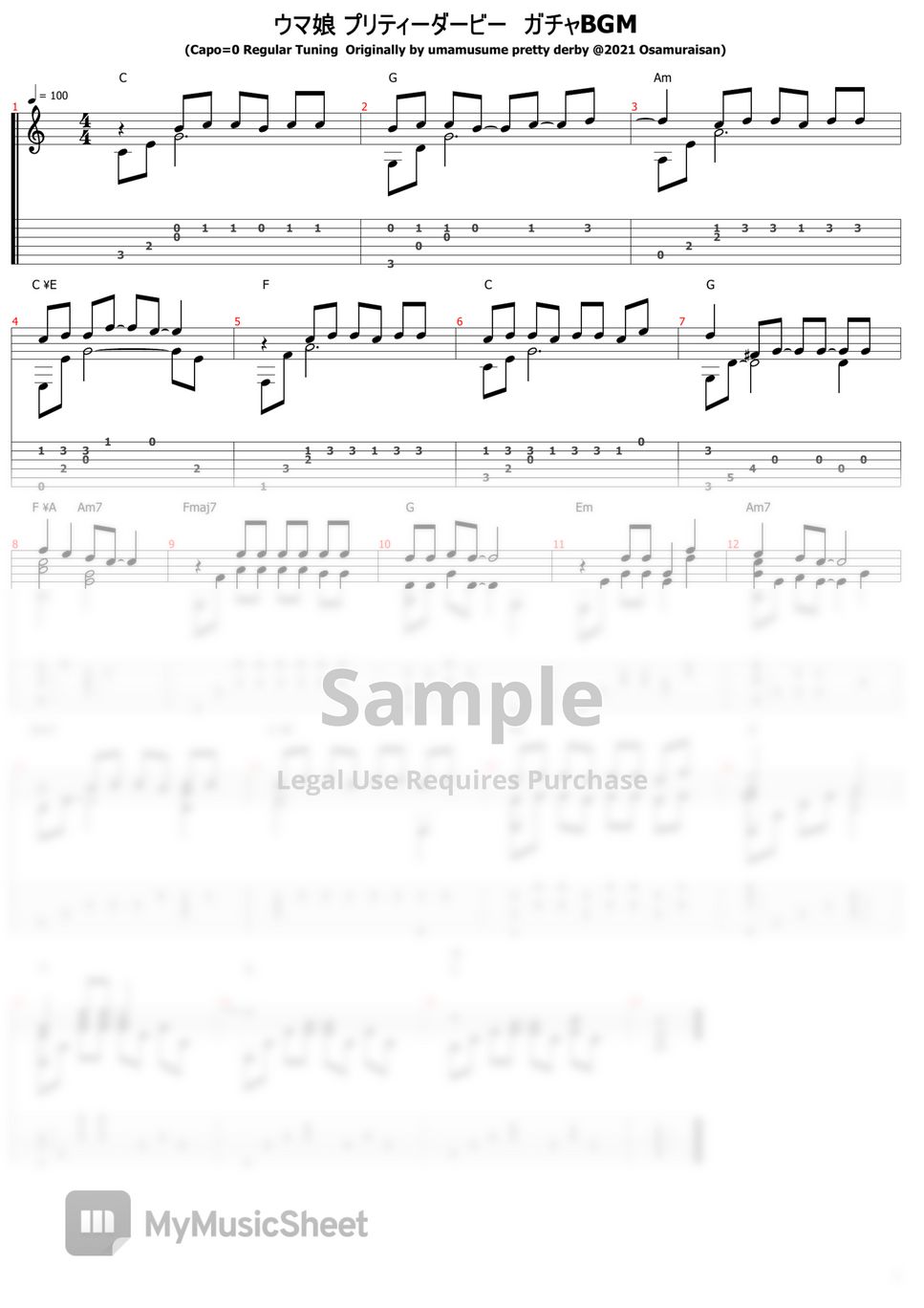 uma-musume-pretty-derby-umapyoi-densetsu-gacha-bgm-fingerstyle