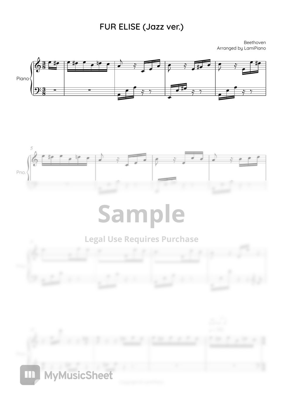 Beethoven - Für Elise (Jazz ver./variation) by LamiPiano