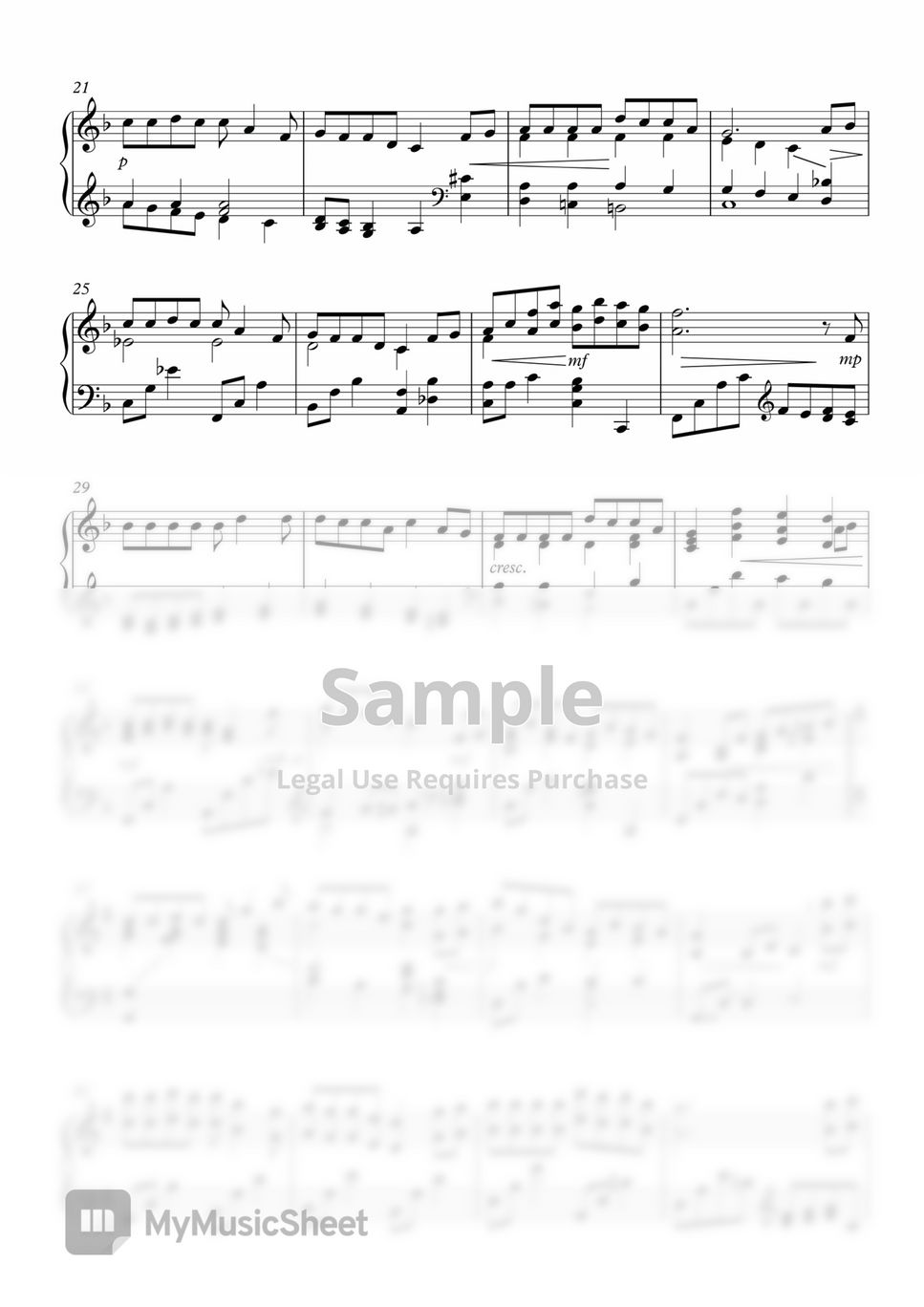 William Shakespeare Hays 내 진정 사모하는 (The Lily of the Valley) (피아노 찬송가