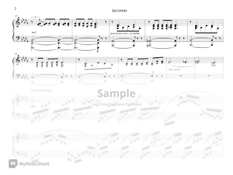 C. Debussy - 달빛(Clair de Lune) 피아노 포핸즈 (Piano Four-Hands) by 바론아트