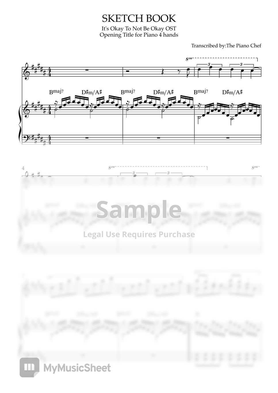 Suhh Sketch Book 사이코지만 괜찮아 It's Okay to Not Be Okay Intro