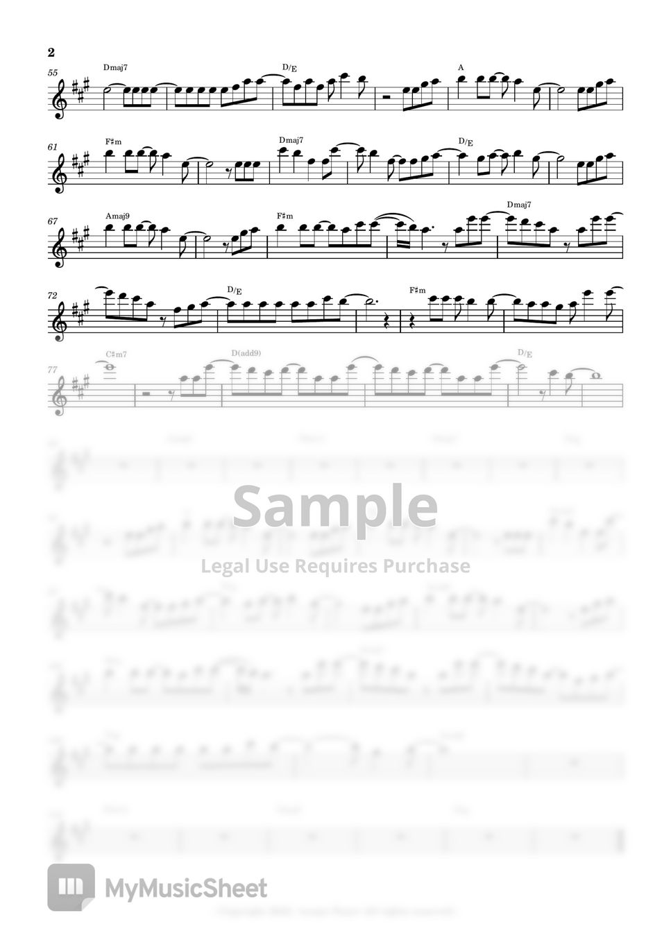 IU 아이유 - Merry Christmas Ahead 미리메리크리스마스 (Flute Sheet Music) by sonye flute