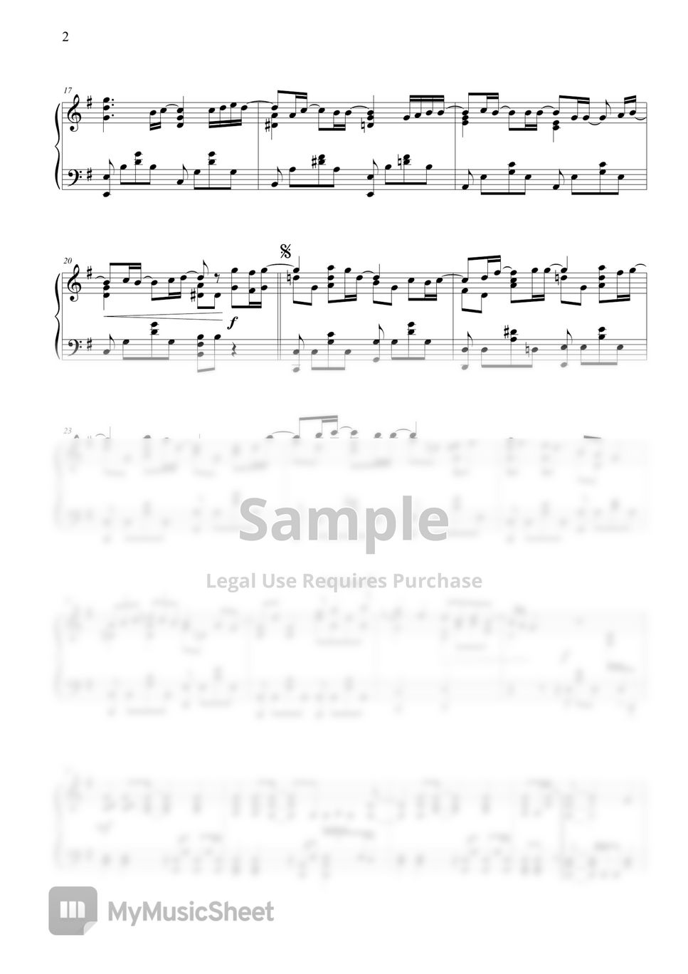 優里 (Yuuri) ドライフラワー (Dried Flower) Sheets by THIS IS PIANO