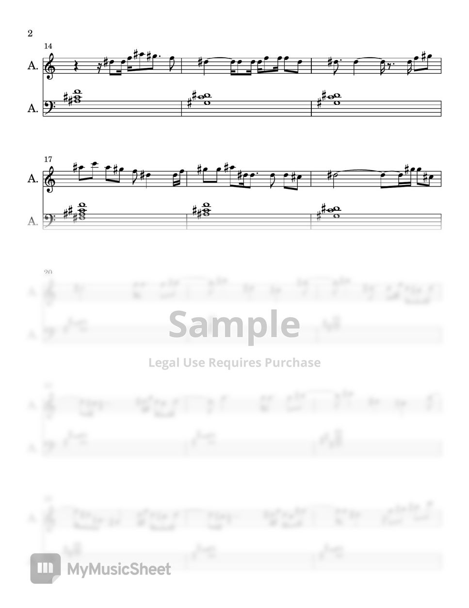 Libianca people easy piano sheet sheets by synthly