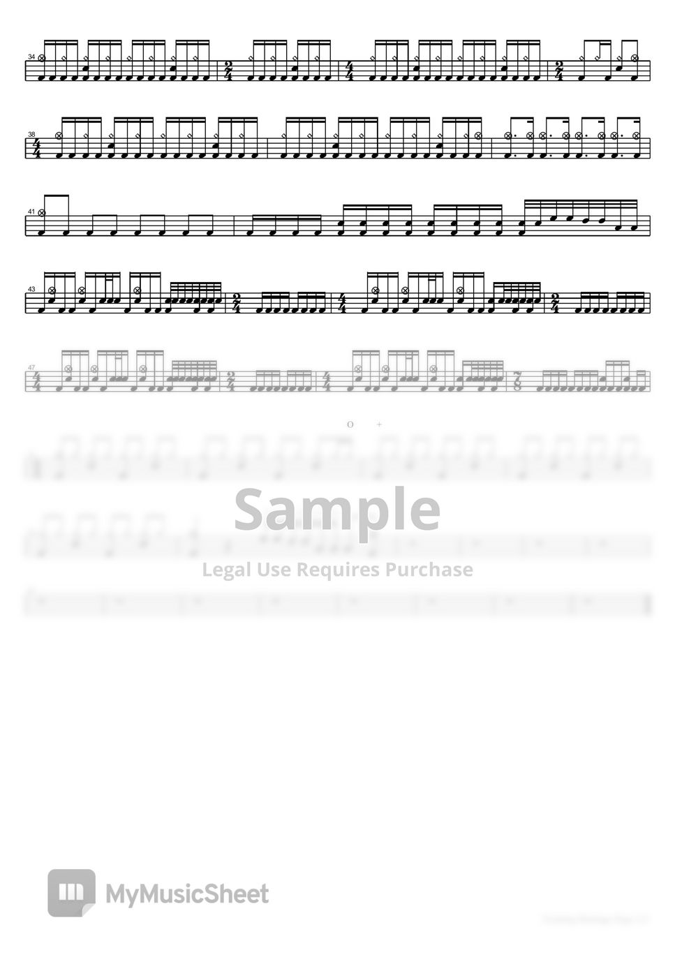 Vince DiCola Training Montage (Rocky IV Score Mix) Sheets by COPYDRUM