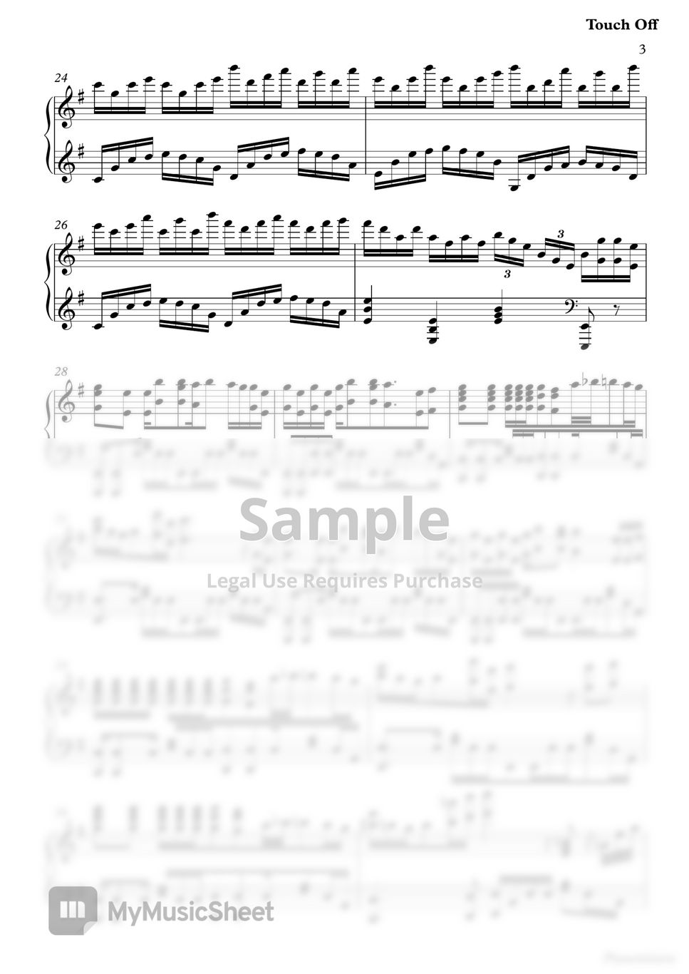 UVERworld - Touch Off (The Promised Neverland OP) ピアノ楽譜PDF