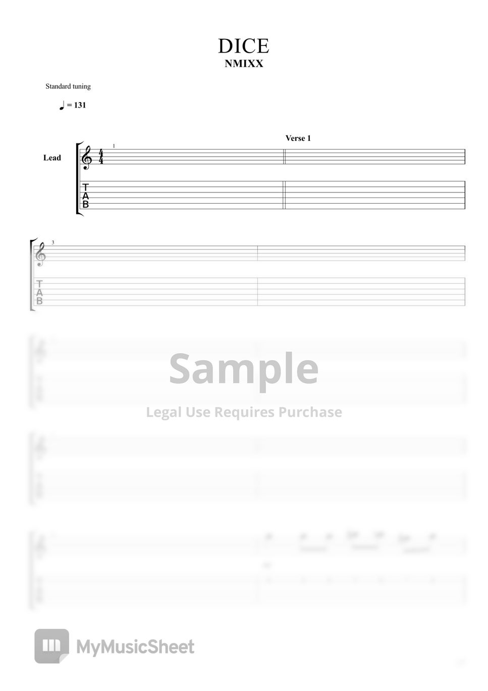 NMIXX DICE Sheets by Rob Ethereal